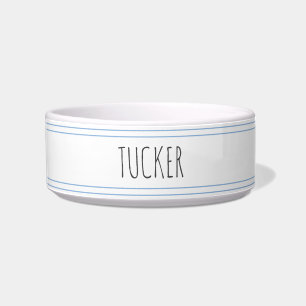 Personalized Dog, Cat, Pet water food bowl dish
