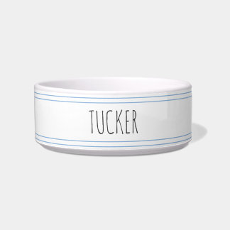 Personalized Dog, Cat, Pet water food bowl dish