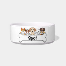 Personalized Dog/Cat with Bone 