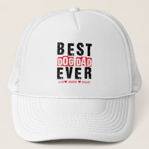 Personalized Dog Dad Best Dog Dad Ever Trucker Hat