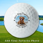Personalized DOG DAD Modern Pet Photo Golf Balls<br><div class="desc">Best Dog Dad Ever ... Two of your favourite things , golf and your dog ! Now you can take them with you as you play 18 holes . Customize these golf balls with your dogs favourite photo and name . Whether it's a dog dad birthday, fathers day or Christmas,...</div>