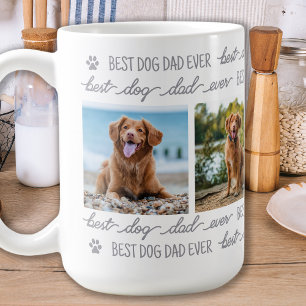 Personalized Dog Dad Pet Photo Coffee Mug