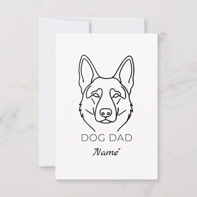 Personalized Dog Dad with Name  (Front)