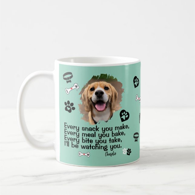Personalized Dog Face Photo Mug - Funny Mug (Left)
