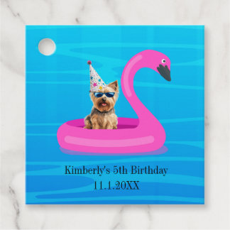 Personalized Dog Floatie Favour Tags