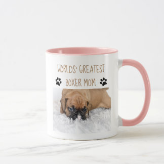 Personalized Dog Gifts - Boxer Mom Mug