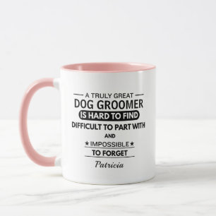 Personalized Dog Groomer Appreciation Coffee Mug