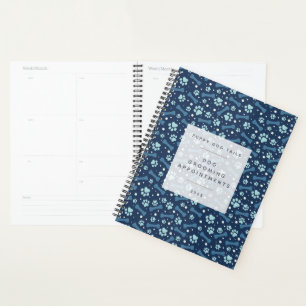Personalized Dog Grooming Appointment Book Planner