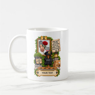 Personalized Dog Home Security Photo Design Coffee Mug