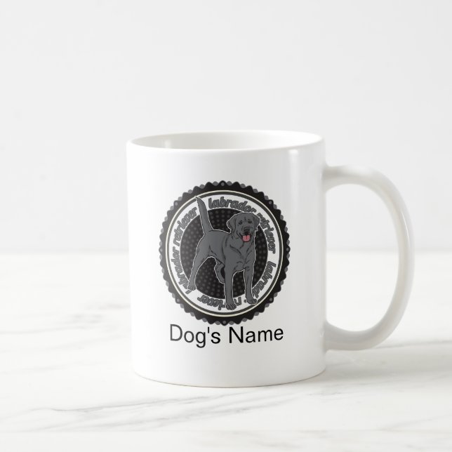 Personalized Dog Labrador Retriever With Name Coffee Mug (Right)