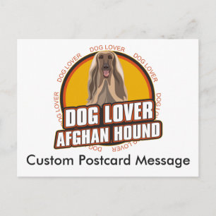 Personalized Dog Lover Afghan Hound Dog Breed Postcard