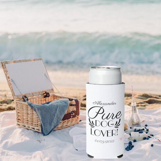 Personalized Dog Lover Custom Design  Seltzer Can Cooler (Personalized Dog Lover Custom Design Seltzer Can Cooler)