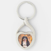 Personalized Dog Lover Keepsake Pet Photo Keychain (Front)