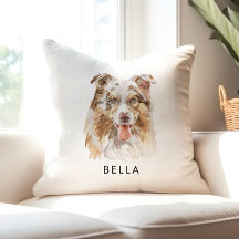 Personalized Dog Lover Watercolor Dog Mom Gift