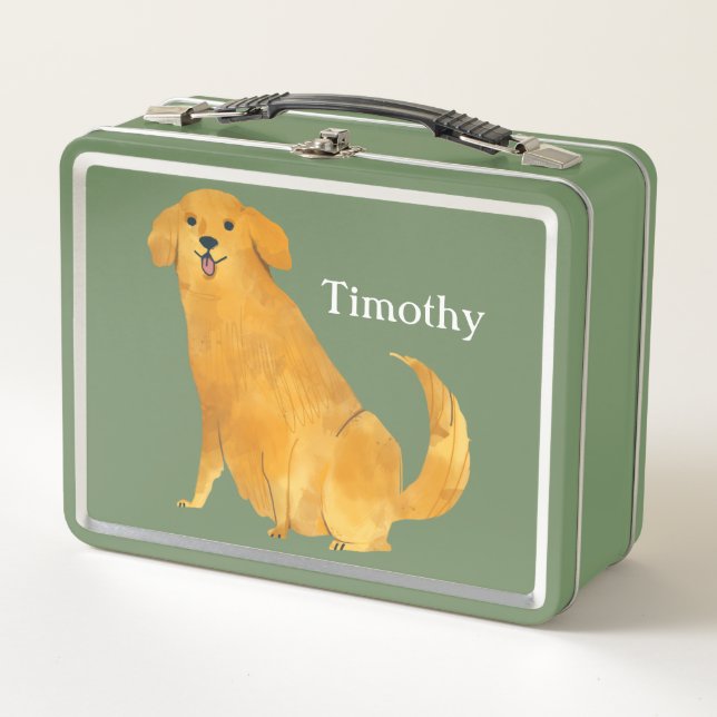 Personalized Dog Lovers Lunch Box (Front)