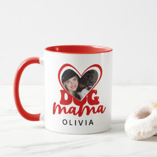 Personalized Dog Mama Photo Mug