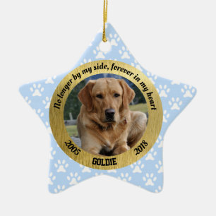 Personalized Dog Memorial Christmas Ornament