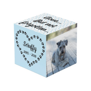 Personalized Dog Memorial Cube
