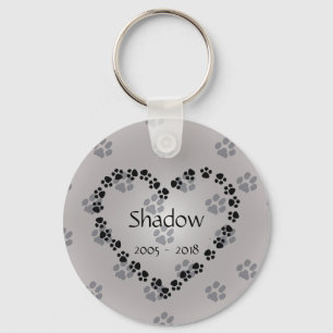 Personalized Dog Memorial Keychain