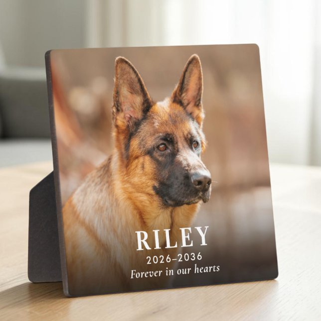 Personalized Dog Memorial Photo Plaque (Personalized Dog Memorial Photo Plaque)