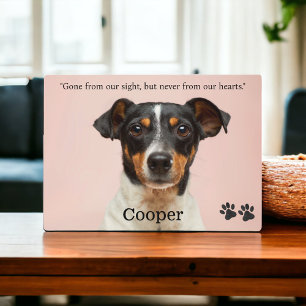Personalized Dog Memorial Photo Remembrance  Plaque