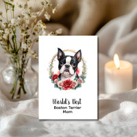  Personalized Dog Mom Boston Terrier Mother's Day 
