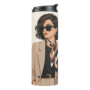 "Personalized Dog Mom Gift" "Custom Pet Owner  Thermal Tumbler