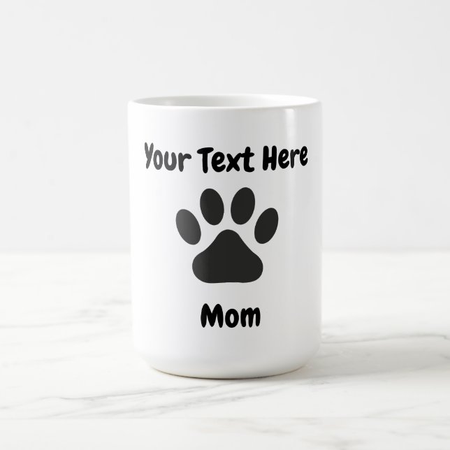 Personalized Dog Mom Mug (Center)