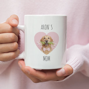 Personalized Dog Mom Mug with Photo   Custom Pet 