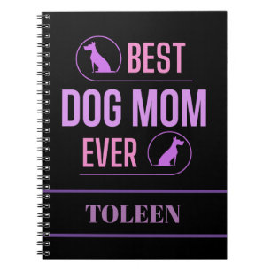 Personalized Dog Mom Notebook