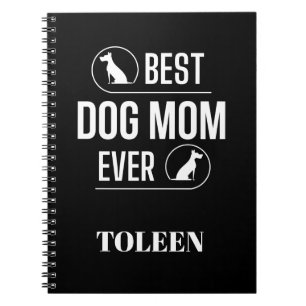 Personalized Dog Mom Notebook