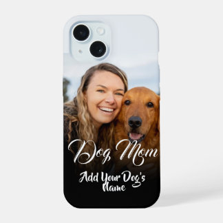 Personalized Dog Mom Photo Locket iPhone 15 Case