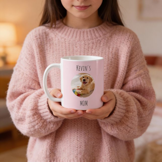 Personalized Dog Mom Photo Mug | Custom Gift (Créateur téléchargé)