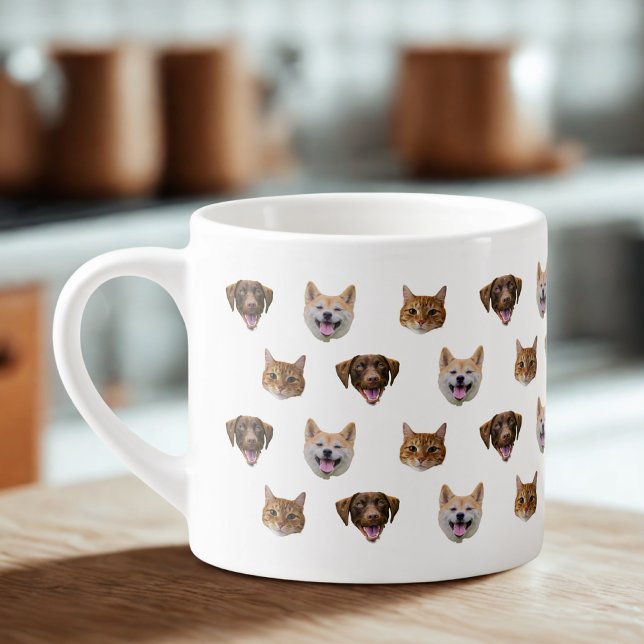 Personalized Dog Mug, Dog Cat Mom Gift  Espresso Cup (Creator Uploaded)