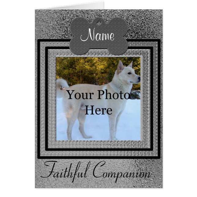 Personalized Dog or Cat Memorial (Front)