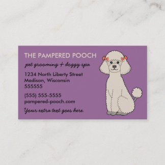 Personalized Dog or Pet Business Cards (plum)