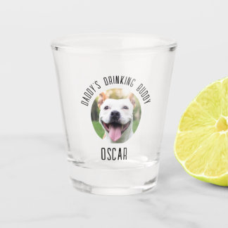 Personalized Dog Pet Photo Shot Glasses