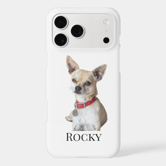 Personalized Dog Photo | Custom Pet Name  (Back)