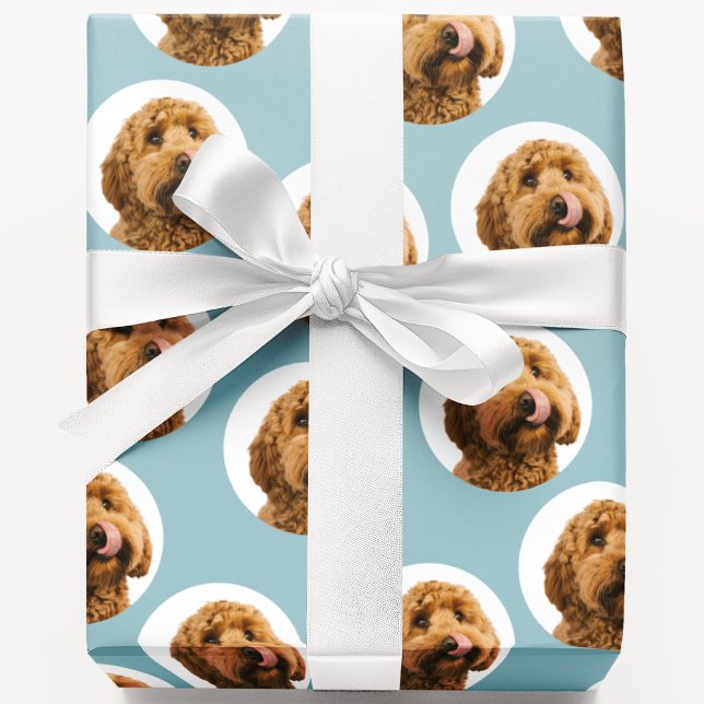 Personalized Dog Photo Custom Pet Wrapping Paper (Creator Uploaded)