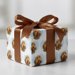Personalized Dog Photo Custom Pet Wrapping Paper