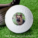 Personalized Dog Photo - Dog Lover Golf Balls<br><div class="desc">Two of your favourite things , golf and your dog ! Now you can take your best friend with you as you play 18 holes . Customize this golf ball with your dogs favourite photo and name . Great gift to all golf and dog lovers , from the dog !...</div>