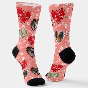 Personalized Dog Photo Socks Custom Dog Socks