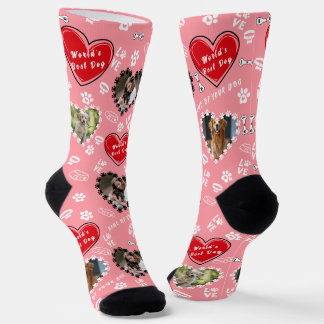 Personalized Dog Photo Socks | Custom Dog Socks