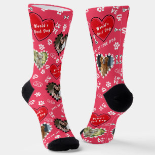 Personalized Dog Photo Socks Custom Dog Socks