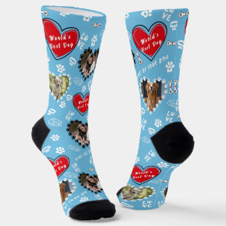 Personalized Dog Photo Socks | Custom Dog Socks