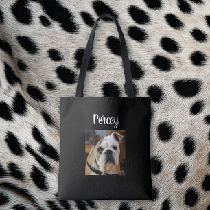 Personalized Dog Photo Tote Bag