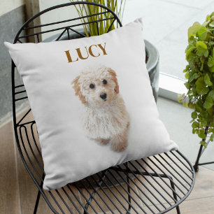 Personalized Dog Pillow – Custom Name & Pet Design