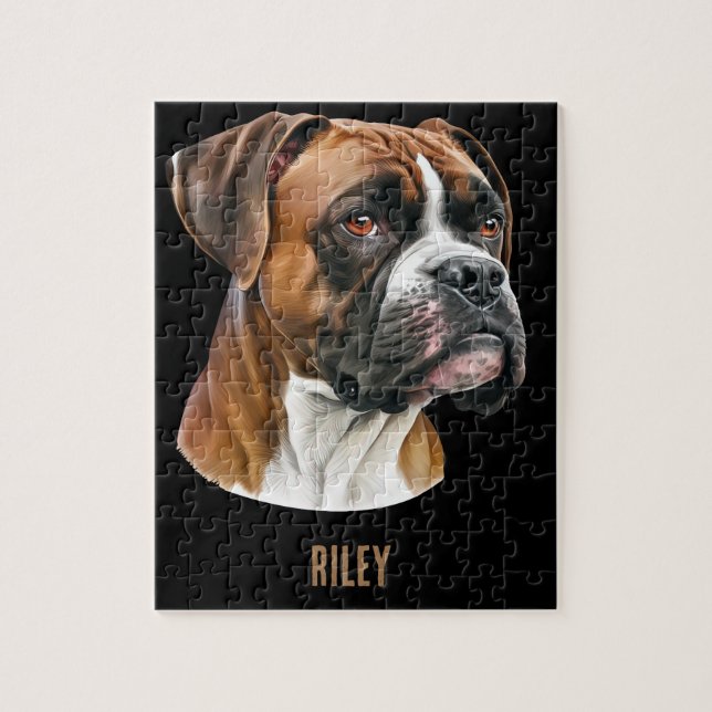 personalized dog puzzle (Vertical)