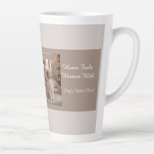 Personalized Dog’s Name, Custom Dog Lover Gift Latte Mug