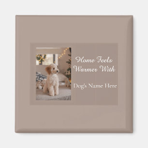 Personalized Dog’s Name, Custom Dog Lover Gift Magnet